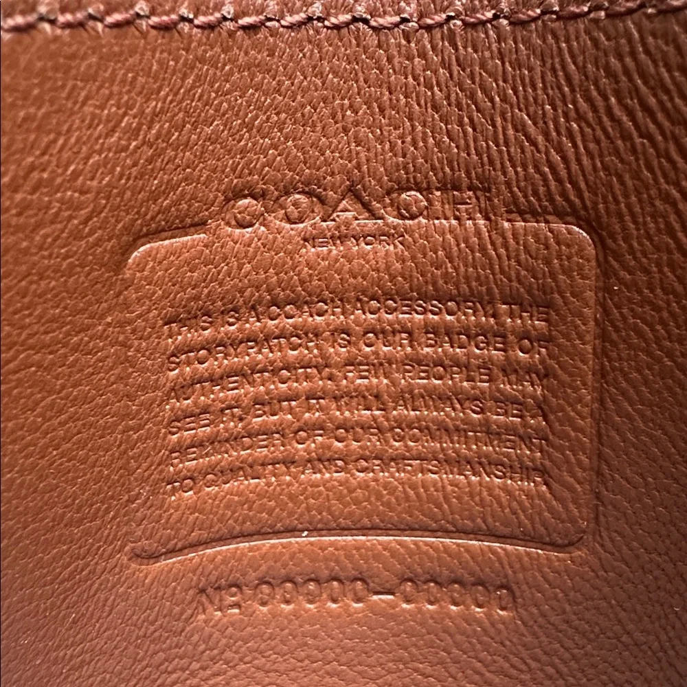 Coach X Mint & Serf Collection Card Holder Rare